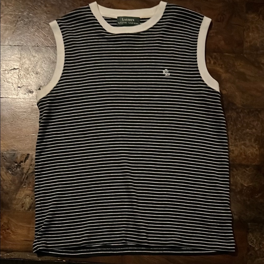 Lauren Ralph Lauren Striped Sleeveless Top